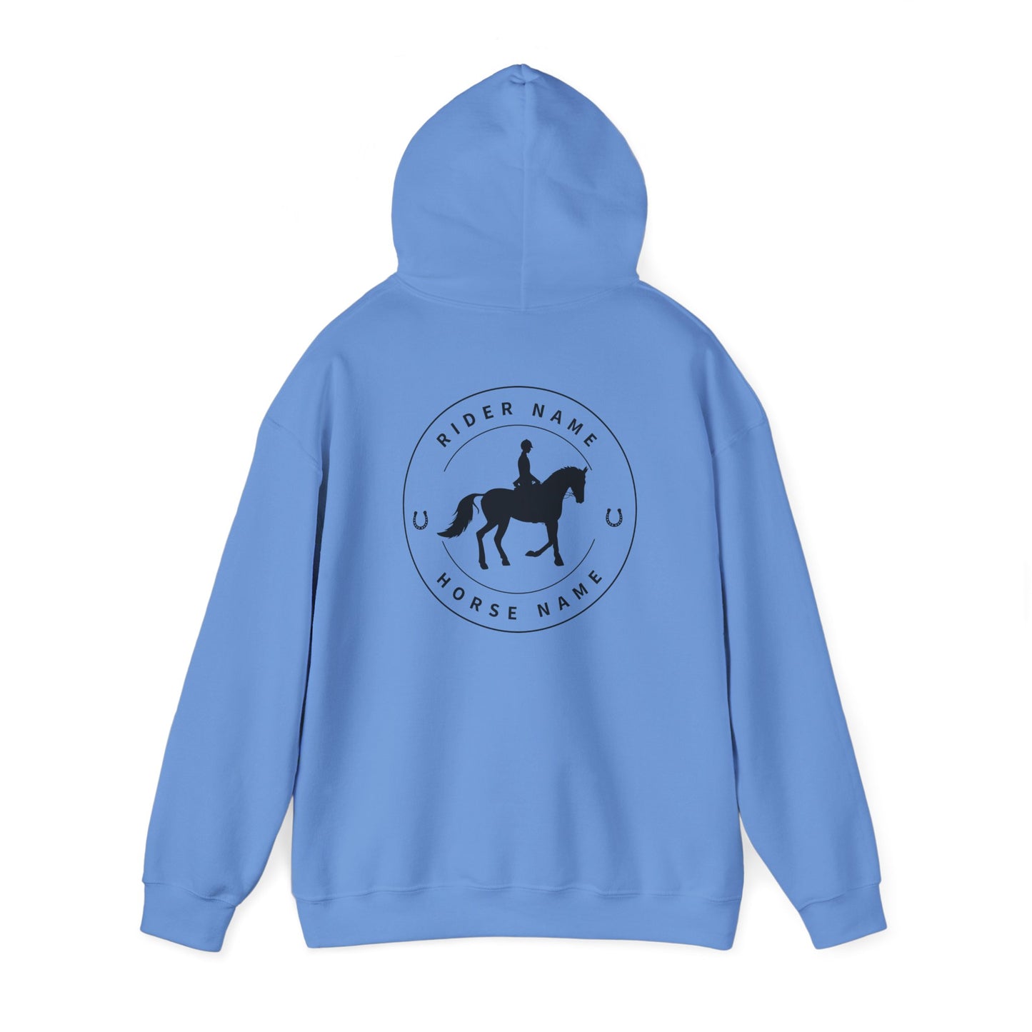Custom Horse and Rider Name Hoodie