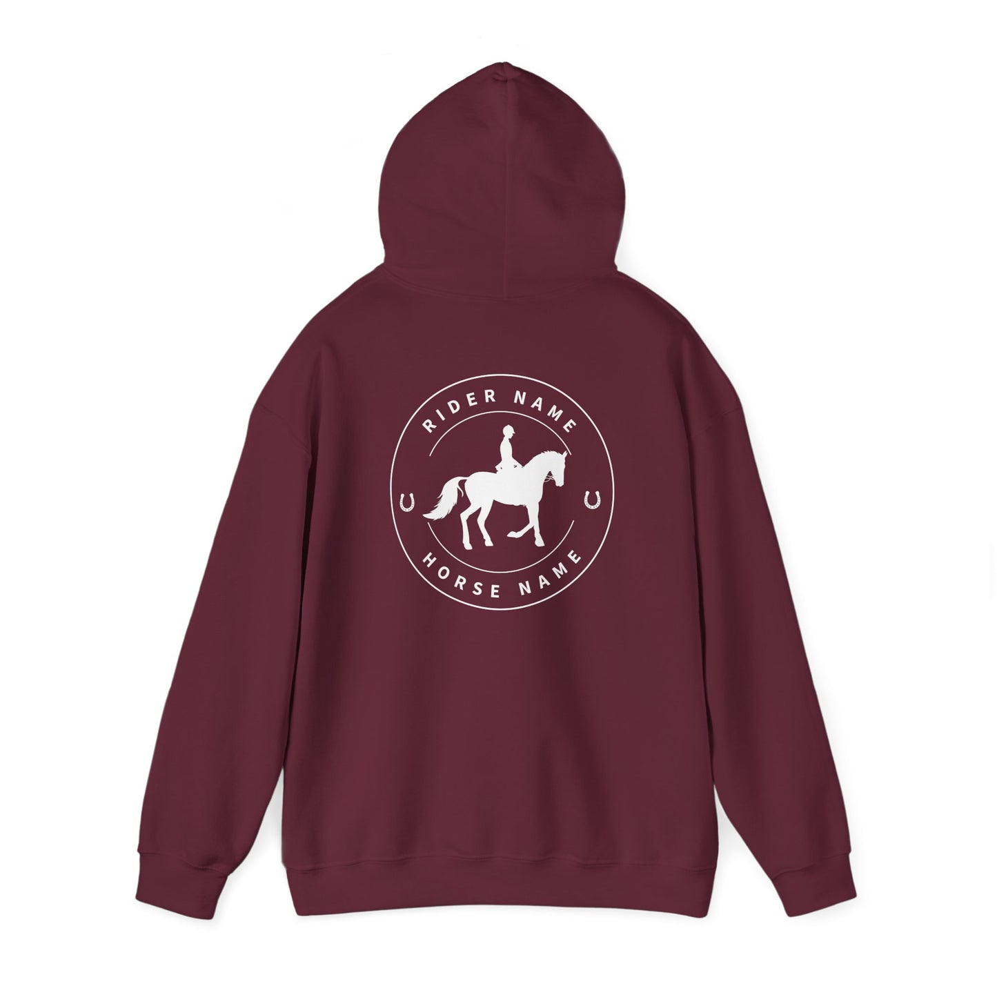 Custom Horse and Rider Name Hoodie