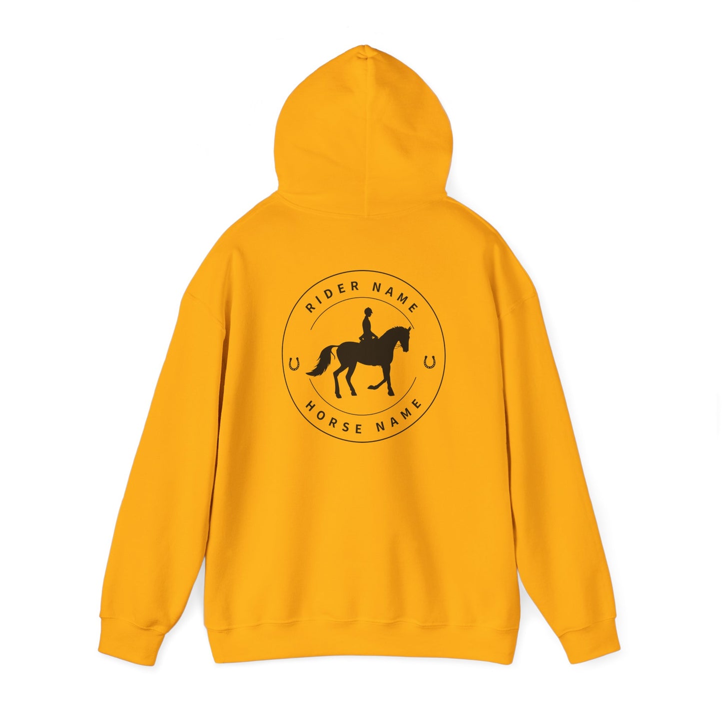 Custom Horse and Rider Name Hoodie