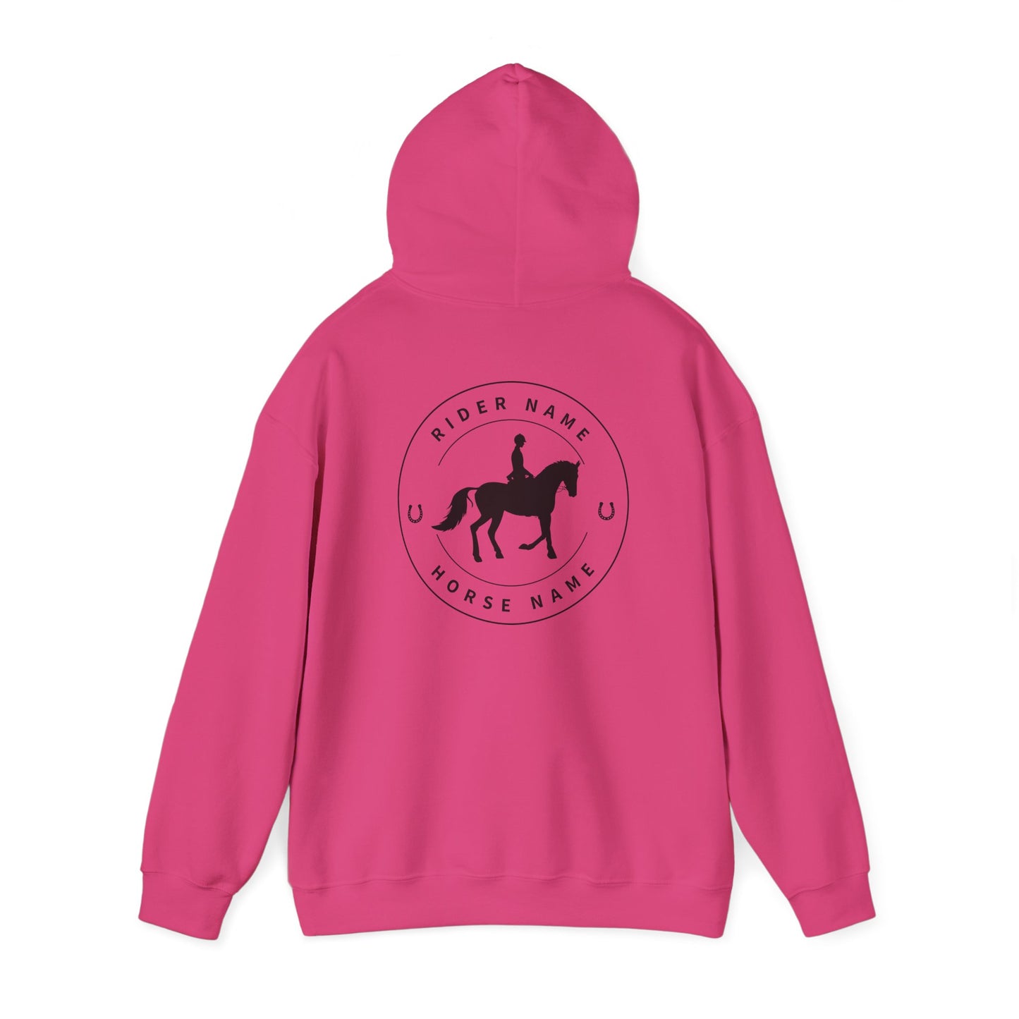 Custom Horse and Rider Name Hoodie