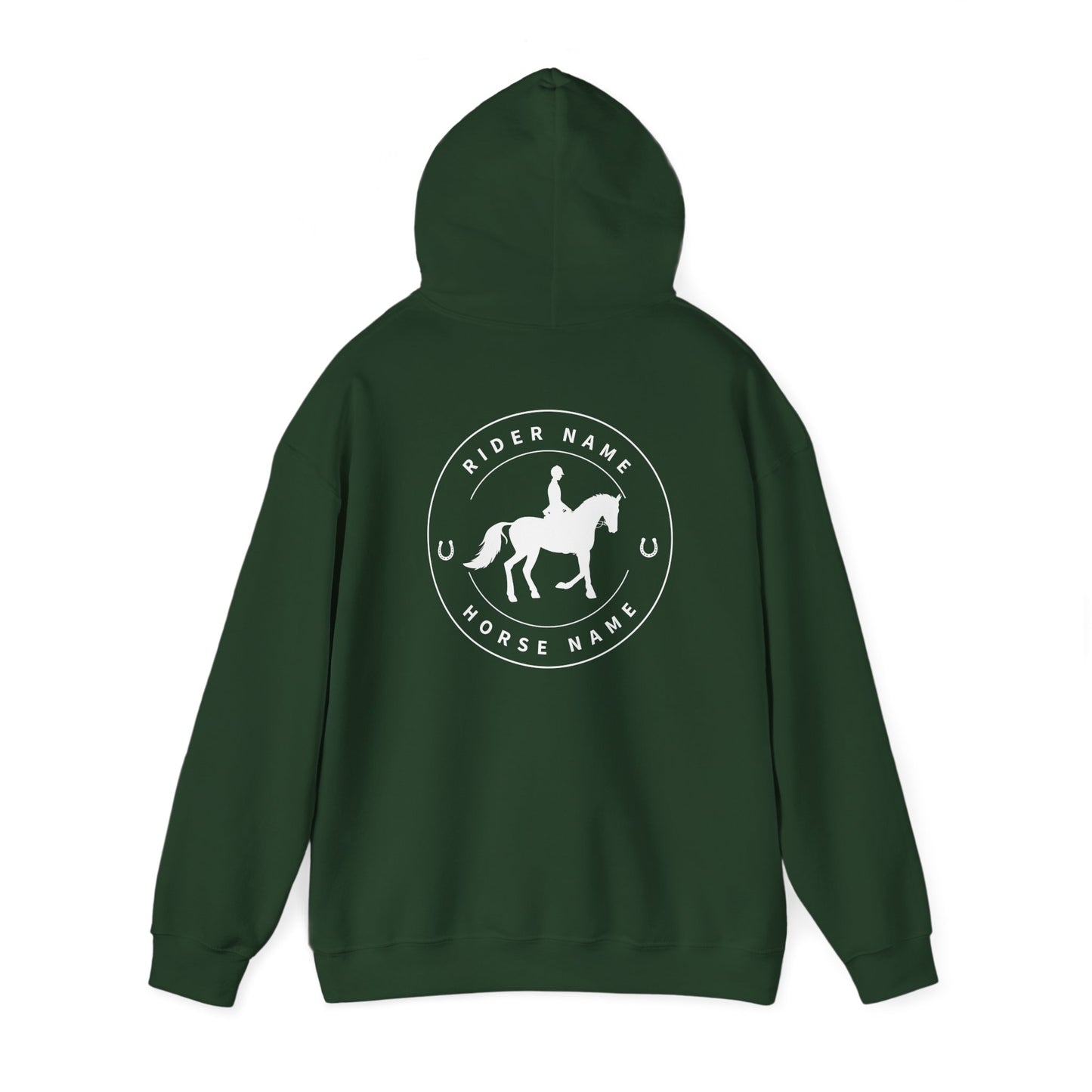 Custom Horse and Rider Name Hoodie