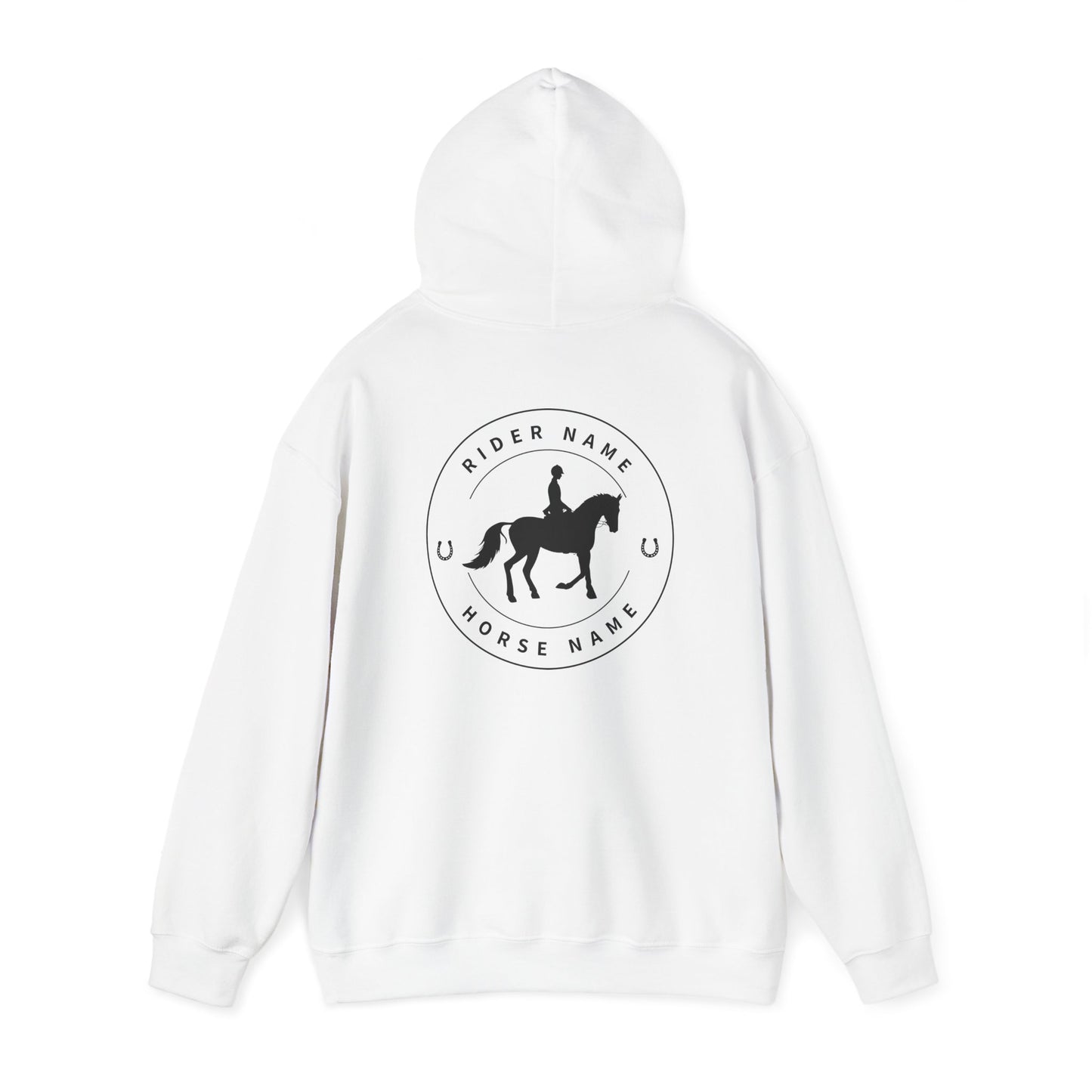 Custom Horse and Rider Name Hoodie