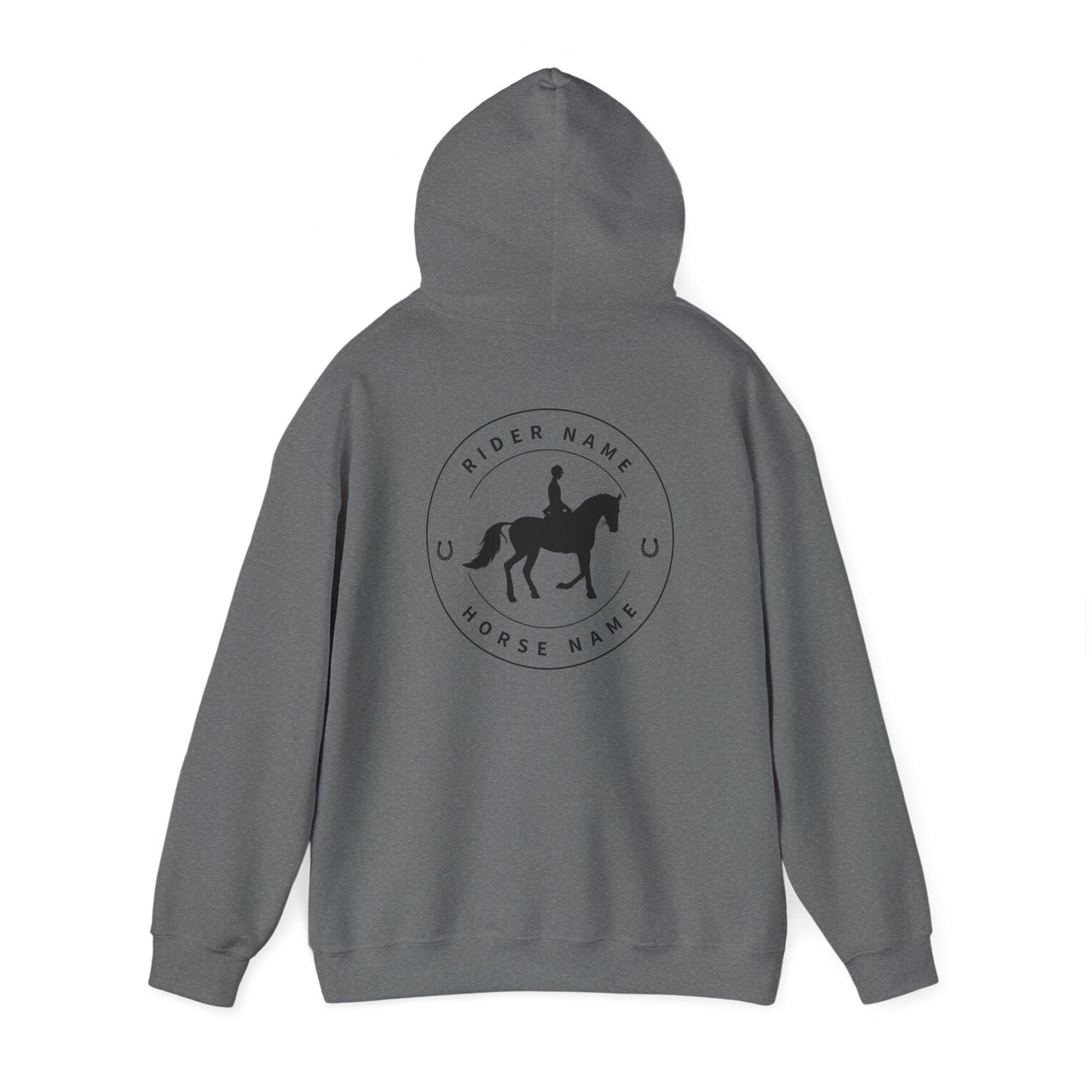 Custom Horse and Rider Name Hoodie