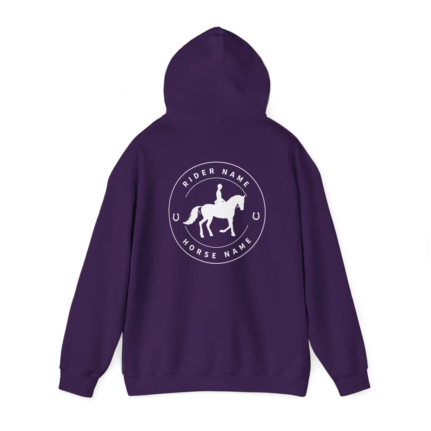 Custom Horse and Rider Name Hoodie