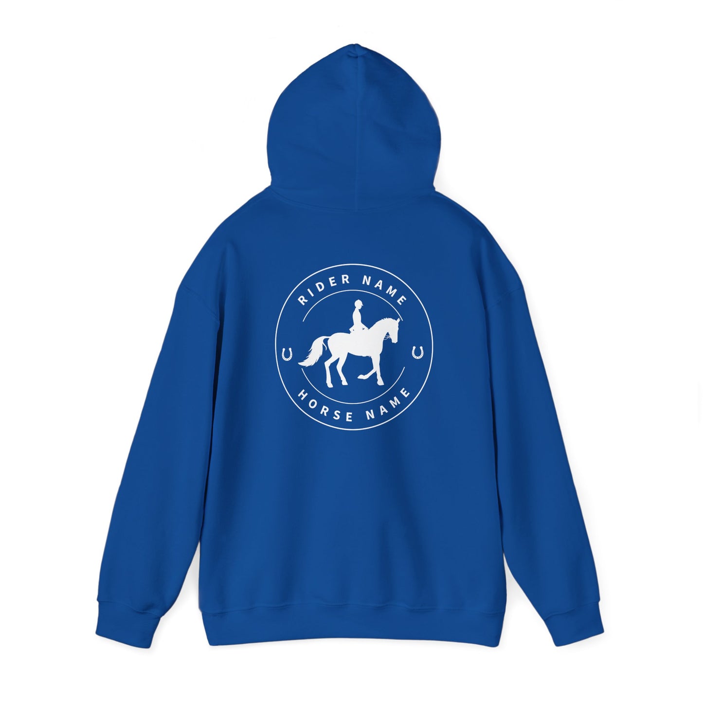 Custom Horse and Rider Name Hoodie