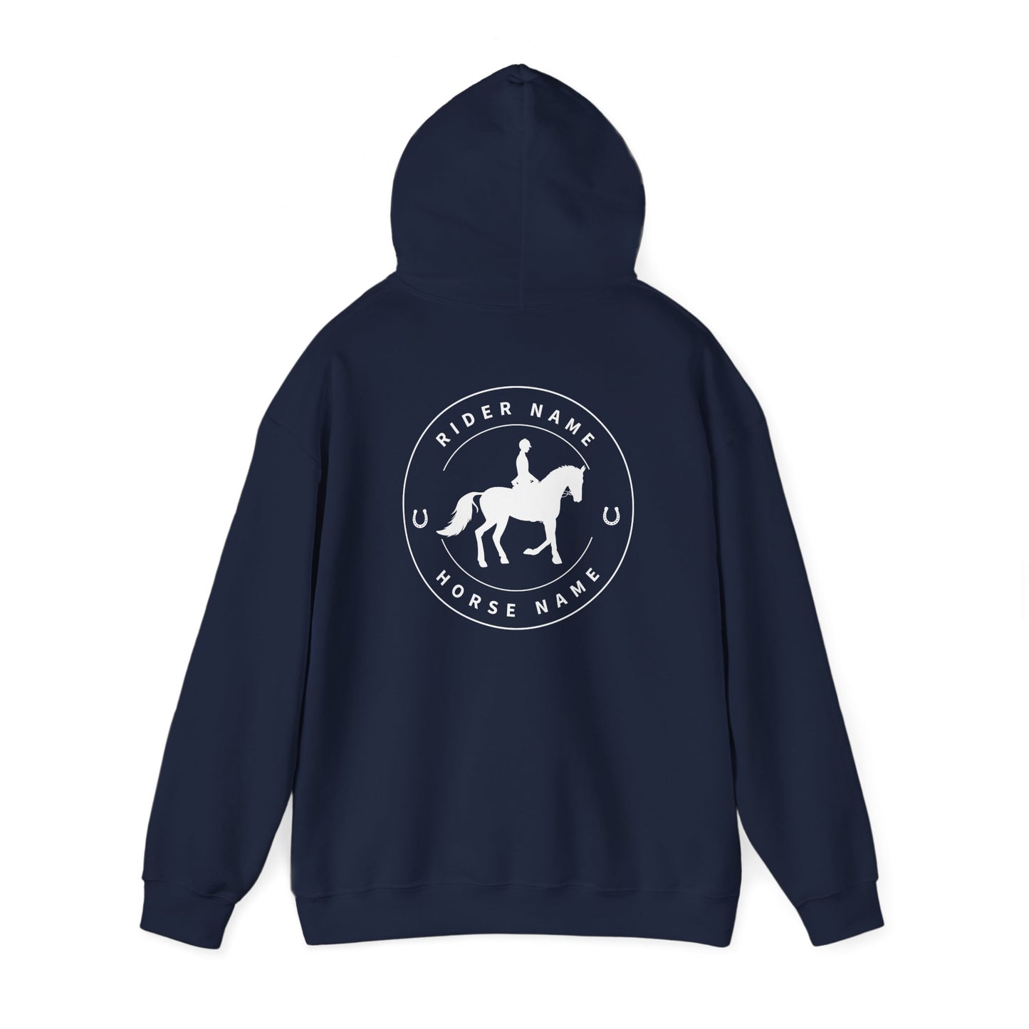 Custom Horse and Rider Name Hoodie