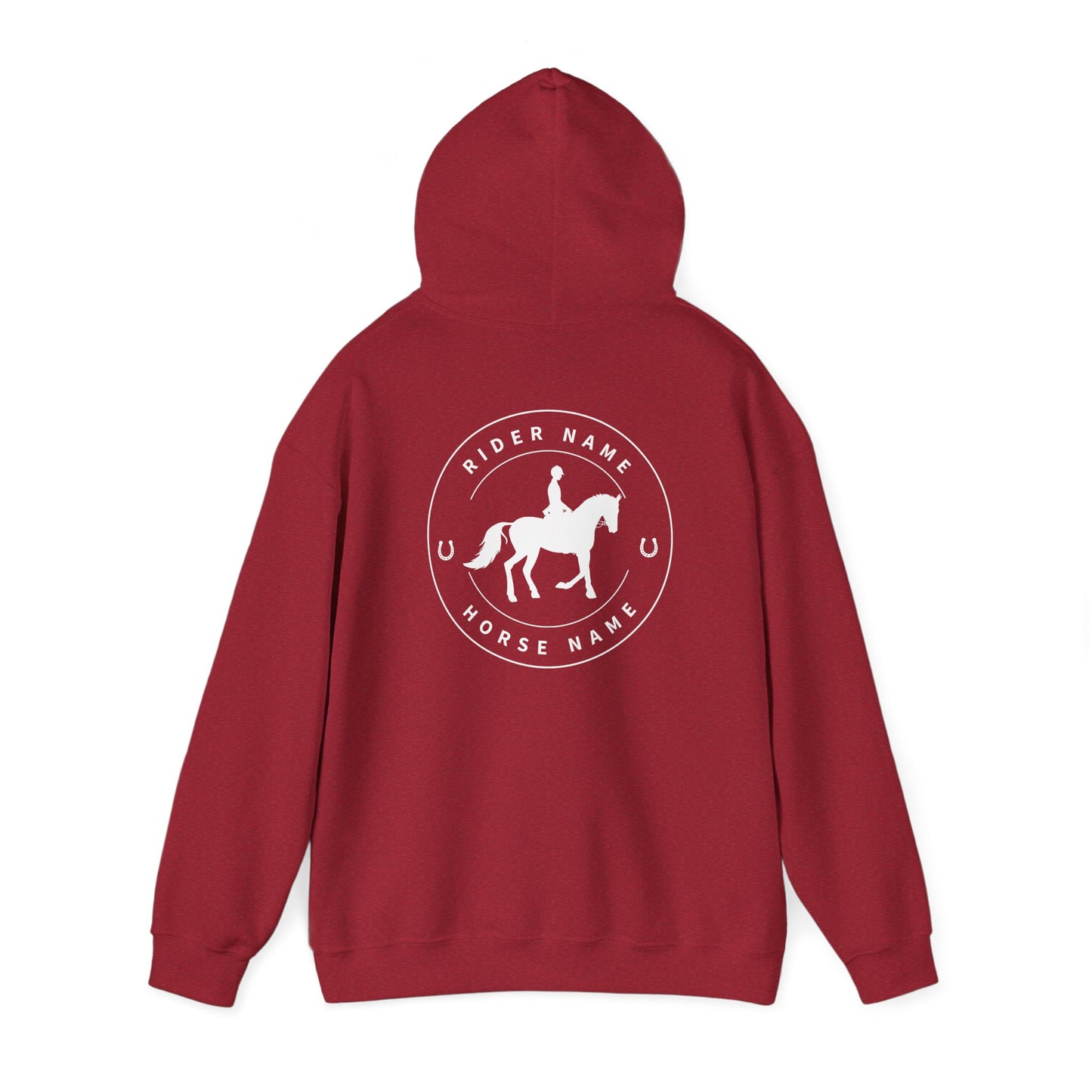 Custom Horse and Rider Name Hoodie