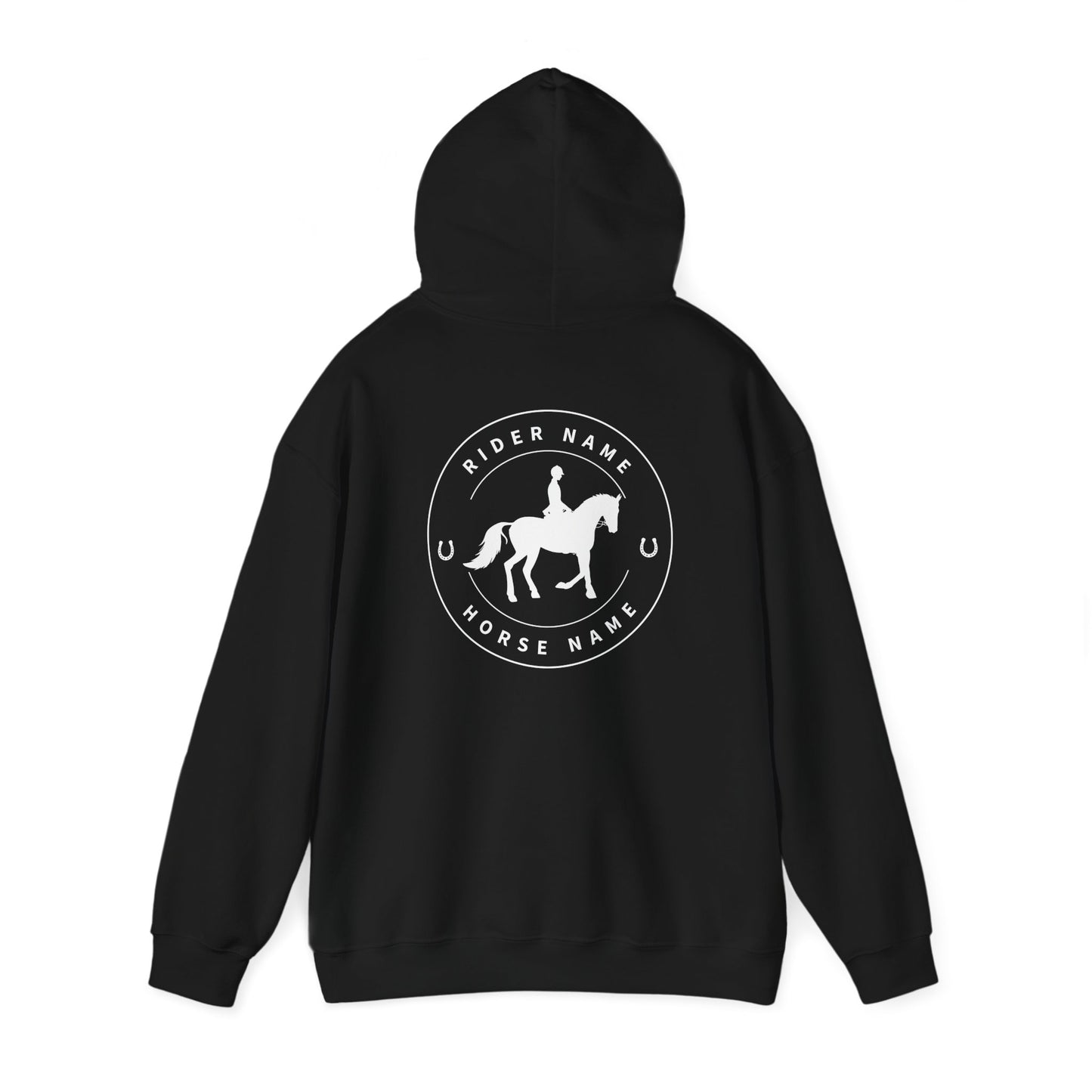 Custom Horse and Rider Name Hoodie