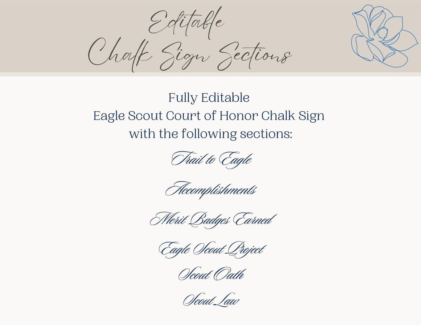 Eagle Scout Chalk Board Posters, Scout 16x20 Chalk Sign, Eagle Scout, Achievement Sign, Court of Honor, Inspirational Eagle Scout Decor