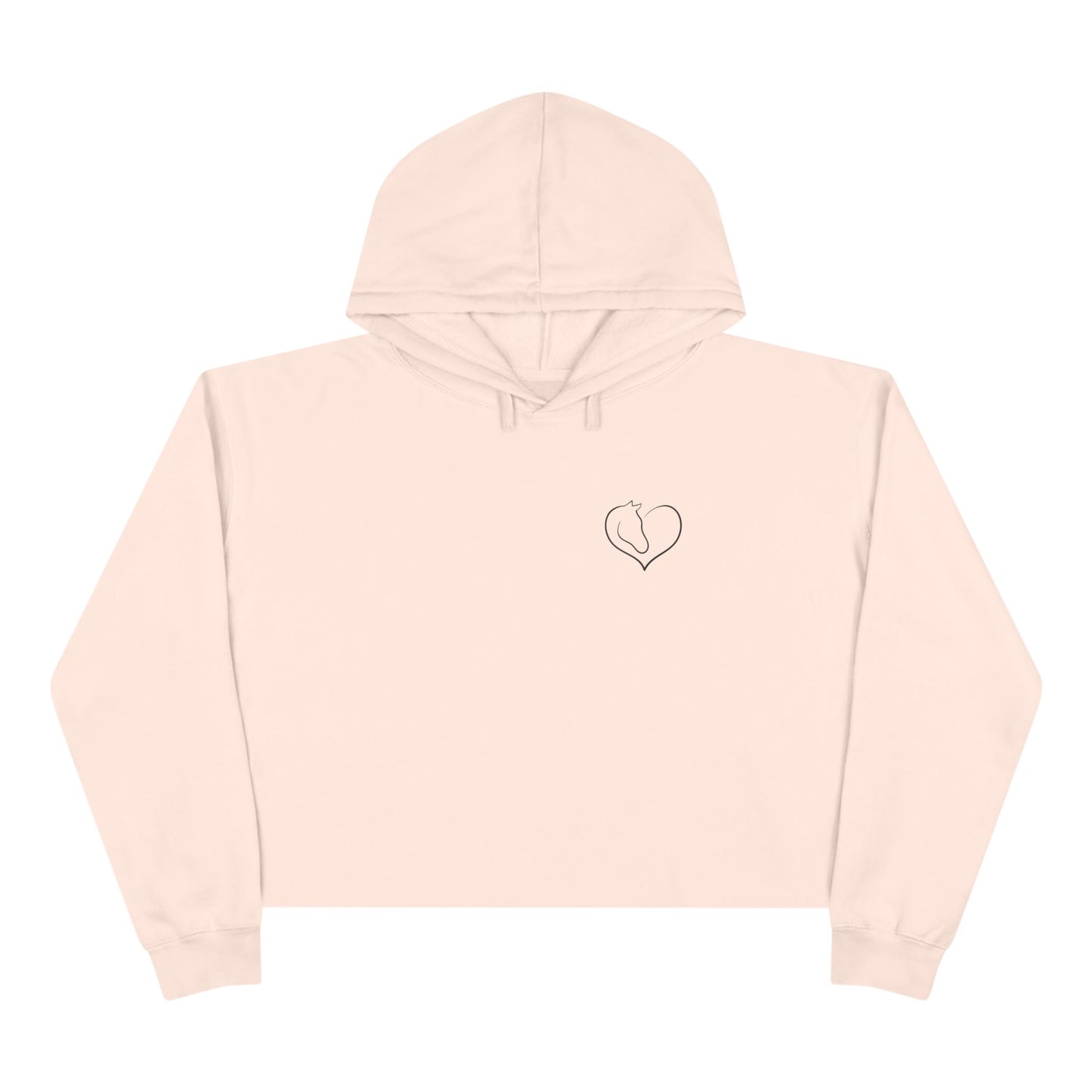 Personalized Horse Rider Cropped Hoodie