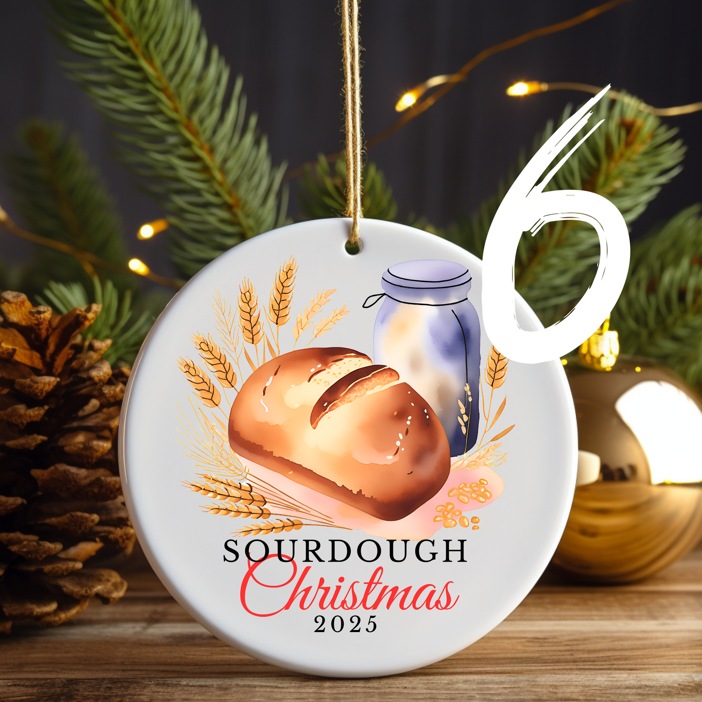 Sourdough Starters First Christmas Ornament