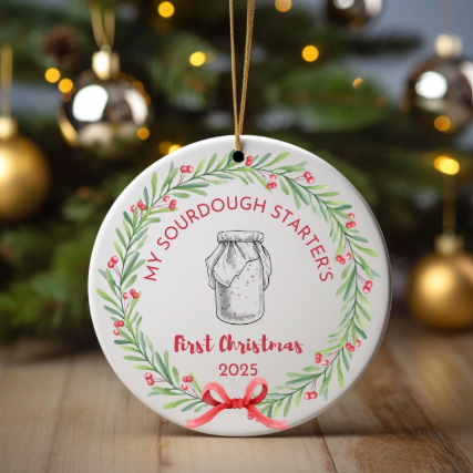 Sourdough Starters First Christmas Ornament