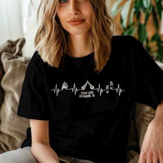 Scout Life Heartbeat Tee - Custom