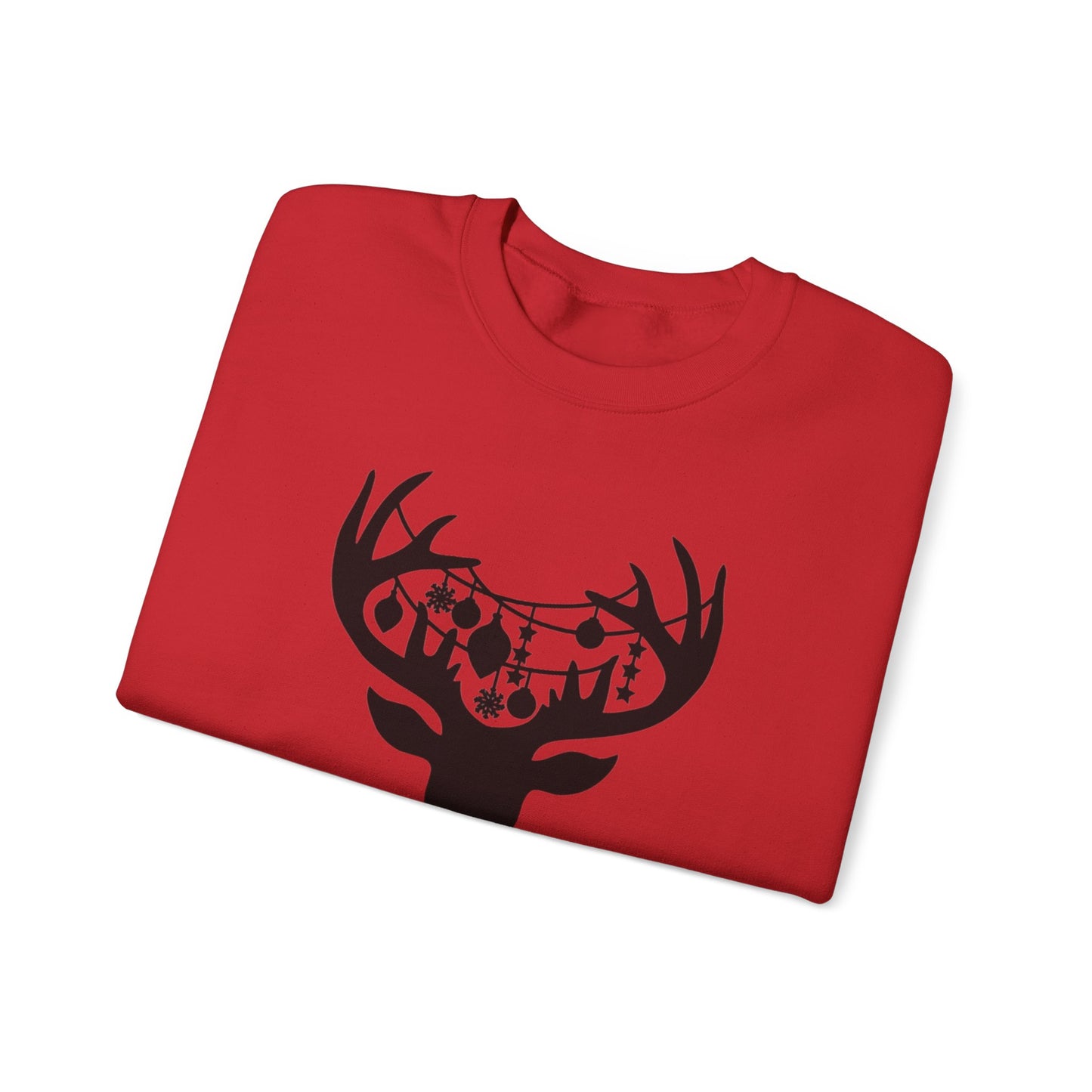 Reindeer with Christmas Ornaments Sweatshirt