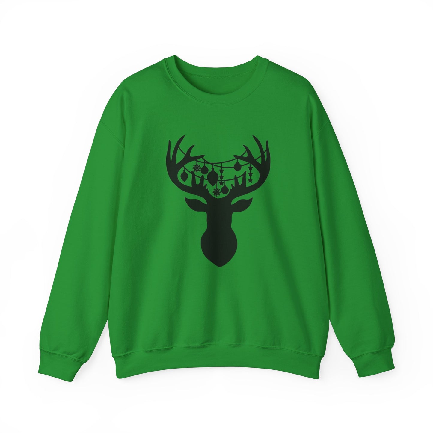 Reindeer with Christmas Ornaments Sweatshirt