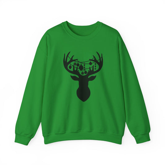 Reindeer with Christmas Ornaments Sweatshirt