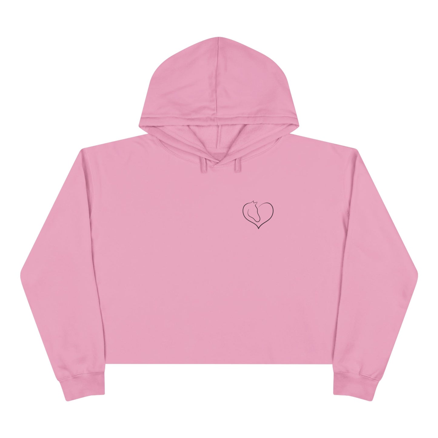Personalized Horse Rider Cropped Hoodie